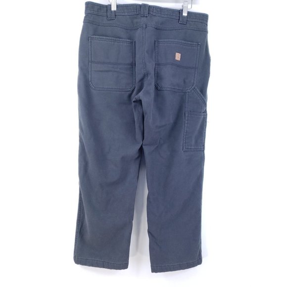 Coleman Flannel Lined Pants Men's Size 36/28 Gray - Picture 2 of 11